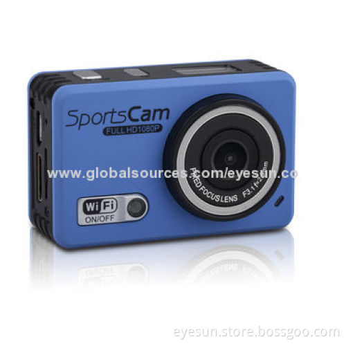 HD 1,080P Ski Sports Camera with Wi-Fi Function